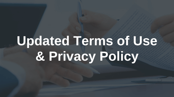 Updates to Terms of Use & Privacy Policy