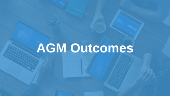 Annual General Meeting Outcomes 2020